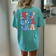 In My American Girl Era 4Th Of July Patriotic Girl Women's Oversized Comfort T-Shirt Back Print Chalky Mint