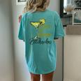 Cinco De Drinko Bitchachos Woman Cinco De Mayo Margarita Women's Oversized Comfort T-Shirt Back Print Chalky Mint