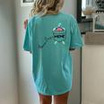 Happiness Is Being A Meme Sea Turtle Ocean Animal Women's Oversized Comfort T-Shirt Back Print Chalky Mint