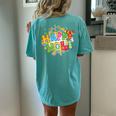 Happy Holi T Festival Colors India Hindu Kid Women's Oversized Comfort T-Shirt Back Print Chalky Mint