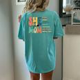 She Is Mom Christian Bible Verse Religious Mother's Day Women's Oversized Comfort T-Shirt Back Print Chalky Mint