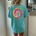 Softball T N Girls Christian Christ Tie Dye Women's Oversized Comfort T-Shirt Back Print Chalky Mint