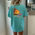 Summer Vacation Cancun Mexico Beach Kid Women's Oversized Comfort T-Shirt Back Print Chalky Mint