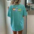 Toy Story Mama Boy Mom Mommy Happy Mother's Day Women's Oversized Comfort T-Shirt Back Print Chalky Mint