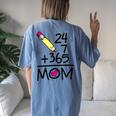 247365 Mom Cute Mum Mama Mom Mommy Women Women's Oversized Comfort T-Shirt Back Print Moss