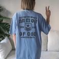 Armor Of God Christian Worship Bible Verse Women's Oversized Comfort T-Shirt Back Print Moss