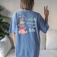 Best Nana Ever Whimsical Nana With Cute Turtles Women's Oversized Comfort T-Shirt Back Print Moss