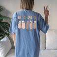 Birthdays Are Our Specialty Labor Delivery Nurse Graduation Women's Oversized Comfort T-Shirt Back Print Moss