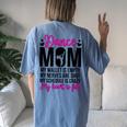 Dance Mom Dancing Mom Of A Dancer Mama Dance Mother Women's Oversized Comfort T-Shirt Back Print Moss