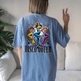 Disco Queen 70'S 80'S Retro Vintage Costume Disco Dance Women's Oversized Comfort T-Shirt Back Print Moss