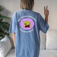 Are You Feeling Kinda Mad Who's That Wonderful Girl Women's Oversized Comfort T-Shirt Back Print Moss