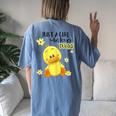 Just A Girl Who Loves Ducks Women's Oversized Comfort T-Shirt Back Print Moss