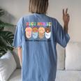 Nicu Nurse Nicu Neonatal Intensive Care Unit Women's Oversized Comfort T-Shirt Back Print Moss