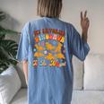 Nugget My Favorite Dinosaur Is The Nugget Chicken Lover Women's Oversized Comfort T-Shirt Back Print Moss