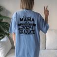 Proud Mama Class Of 2024 Graduate Matching Family Graduation Women's Oversized Comfort T-Shirt Back Print Moss