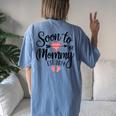 Soon To Be Mommy 2024 For Mom Pregnancy Announcement Women's Oversized Comfort T-Shirt Back Print Moss