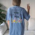 Watching You Be A Mom Mother's Day Women's Oversized Comfort T-Shirt Back Print Moss