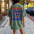 I Am Not Drunk I'm American 4Th Of July Women's Oversized Comfort T-Shirt Back Print Moss