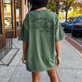 Promoted To Grandma Est 2024 New Grandma Women's Oversized Comfort T-Shirt Back Print Moss