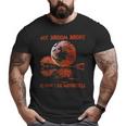 My Broom Broke So Now I Go Motorcycle Big and Tall Men T-shirt