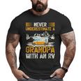 Camping Lover Never Underestimate A Grandpa With An Rv Big and Tall Men T-shirt