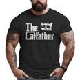 The Catfather Cat Dad Big and Tall Men T-shirt