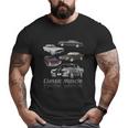 Classic American Muscle Cars Big and Tall Men T-shirt