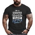 Cool Father's Day Geographer Grandpa Big and Tall Men T-shirt