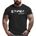 Dad Est 2017 New Daddy Father After Wedding & Baby Big and Tall Men T-shirt