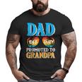 Dad Off Duty Promoted To Grandpa Pregnancy Announcement Big and Tall Men T-shirt