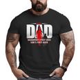 Dad Son's First Hero Daughter's First Love Mens Fathers Day Big and Tall Men T-shirt