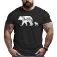 Daddy Bear With 1 One Cub Dad Father Papa Big and Tall Men T-shirt