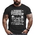Farmer Grumpy Old Grandpa Farmer Big and Tall Men T-shirt