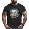Father & Daughter Fishing Partners For Life Golden Retriever Big and Tall Men T-shirt