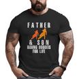Father & Son Riding Buddies Dirt Bike Motocross Big and Tall Men T-shirt