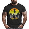Fathers Day Best Dad By Par Golf Pun Golfer Big and Tall Men T-shirt