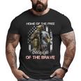 Home Of The Free Because Of The Brave Veterans Big and Tall Men T-shirt