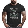 Just A Dad Who Loves Hummingbirds Big and Tall Men T-shirt