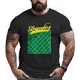 Lawn Mowing Grass Stripes Dad Mow The Grass Big and Tall Men T-shirt
