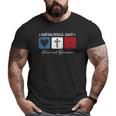 Memorial Day 2022 Veterans Day Usa Flag Red Poppy Honor Big and Tall Men T-shirt