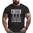Mens Cheer Dad Scan For Payment Barcode Father's Day Big and Tall Men T-shirt