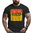 Mens Daddy Diaper Kit New Dad Survival Dad's Baby Changing Outfit Big and Tall Men T-shirt
