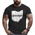 Mens Ohio Grandpa Grandfather State Grandpa Ohio Big and Tall Men T-shirt