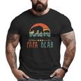 Mens Papa Bear Daddy Mens Fathers Day -Idea Big and Tall Men T-shirt