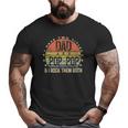 Mens I Have Two Titles Dad And Pop-Pop I Rock Them Both Vintage Big and Tall Men T-shirt