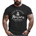 Nazare Portugal Vintage Surfing Big and Tall Men T-shirt