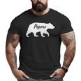 Pepere Grandpa Pepere Bear Big and Tall Men T-shirt