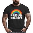 Proud Grandpa Lgbt Flag Gay Pride Lgbtq Big and Tall Men T-shirt