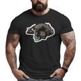 Solider Skull Tactical Operator Military Veteran Morale Big and Tall Men T-shirt