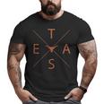 Texas Lone Star State Pride Cool Native Adult Kid Long Horn Big and Tall Men T-shirt